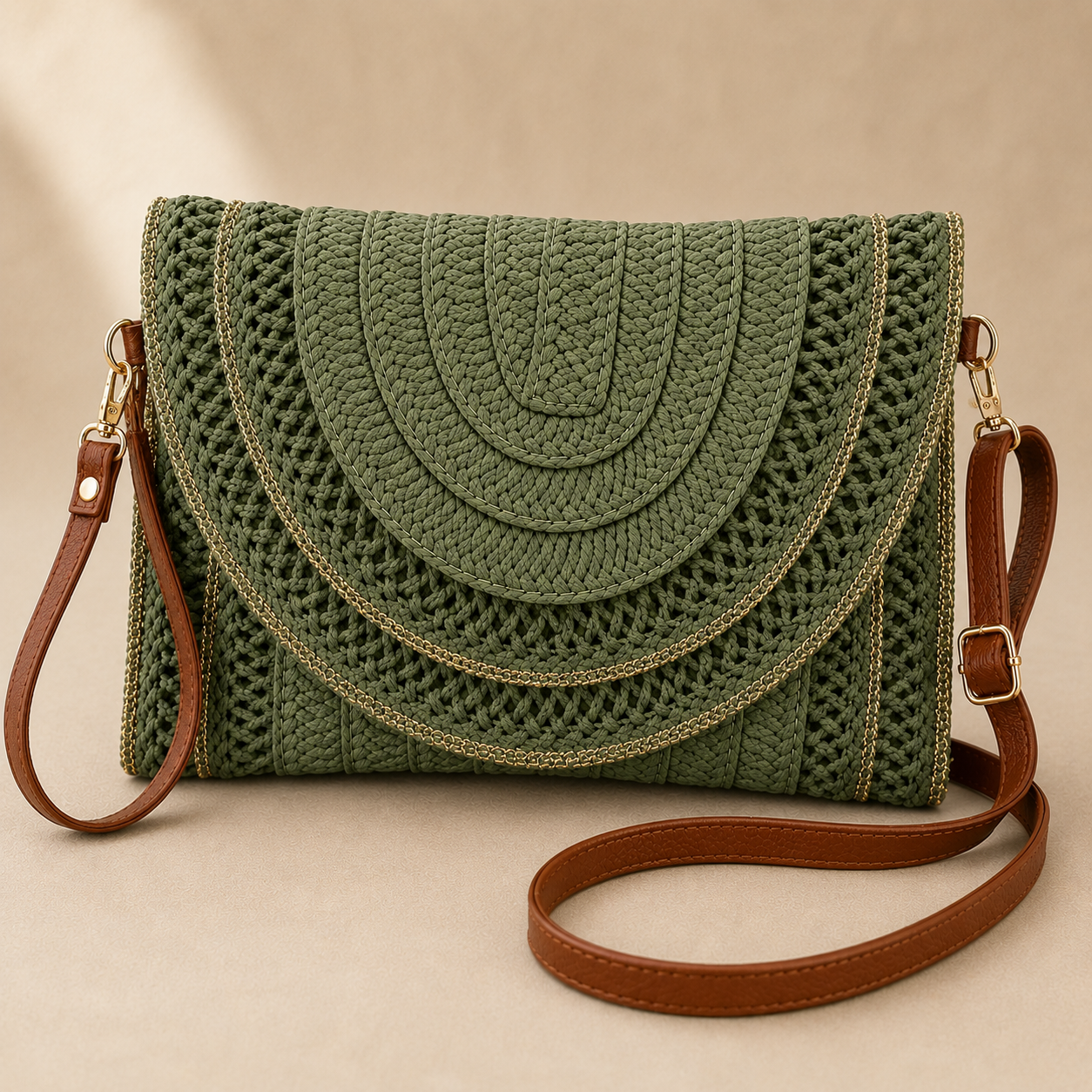 Woven Bag - Sage