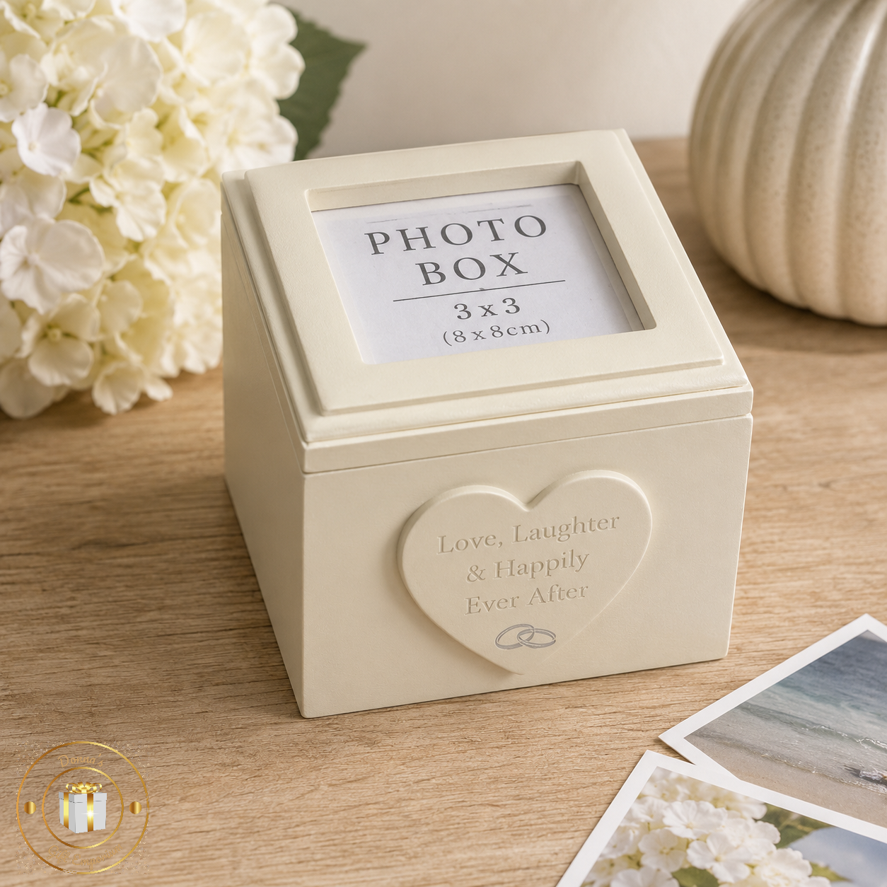 Love, Laughter Photo Box - Wedding Gift