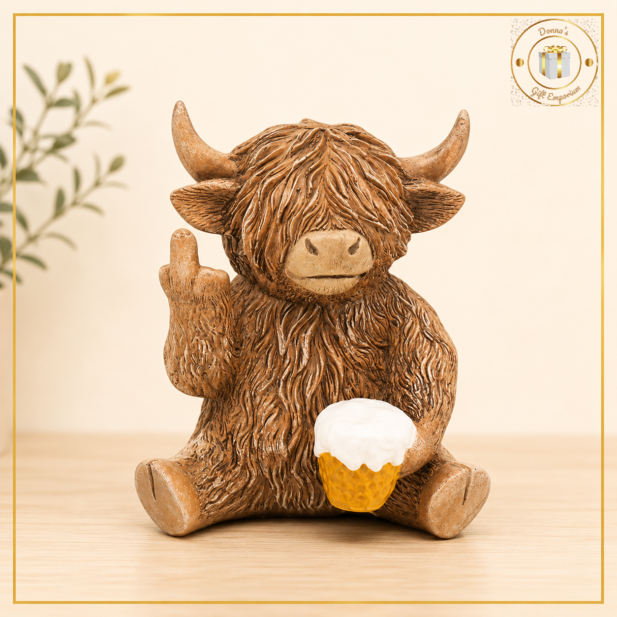 Beer Loving Bob Highland Cow