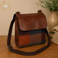 Cherwell Real Leather & Wool Mix Flap Bag