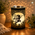 Colour Changing Electric Plug In LED Wax Warmer Black Fairy