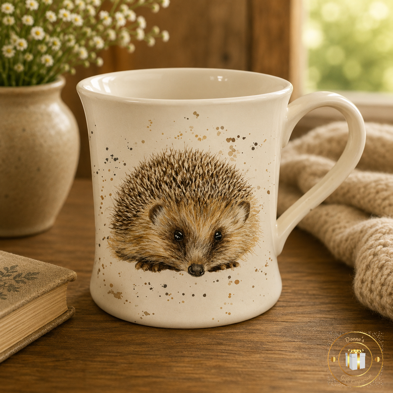Bree Merryn China Mug - Harley Hedgehog