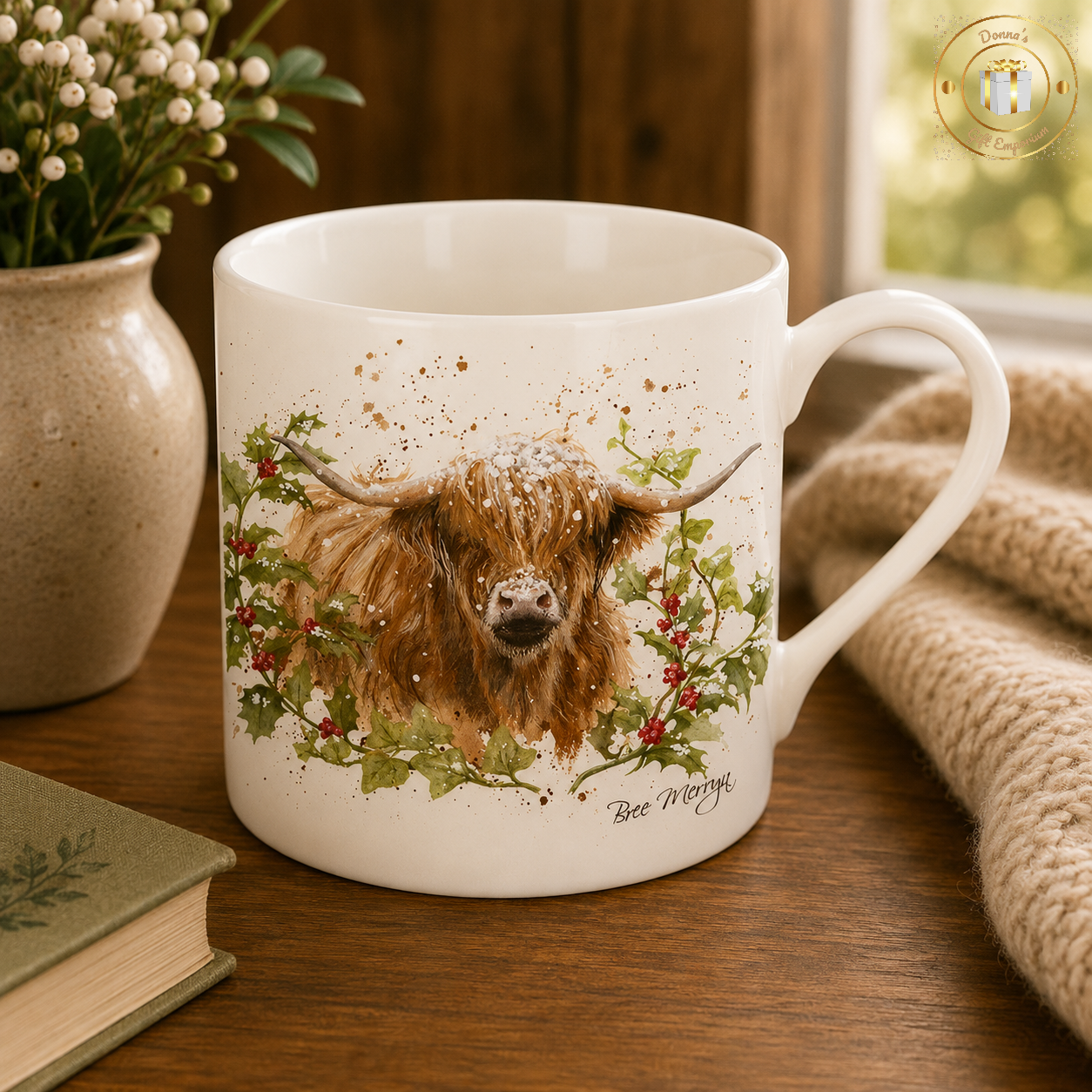 Bree Merryn Logan - Highland Cow Oxford Mug