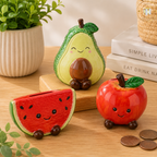 Fruity Fun Money Box Mini Avocado, Melon & Apple