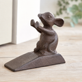 Cast Iron Mouse Door Wedge