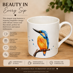 British Birds Fine China Mug - Kingfisher