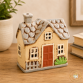 Village Pottery Garden Grey House T-Light Holder