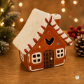 Village Pottery Gingerbread House T-Light Holder