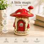 Village Pottery Mushroom House T-Light Holder