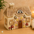 Village Pottery Daisy Cottage Tealight Holder