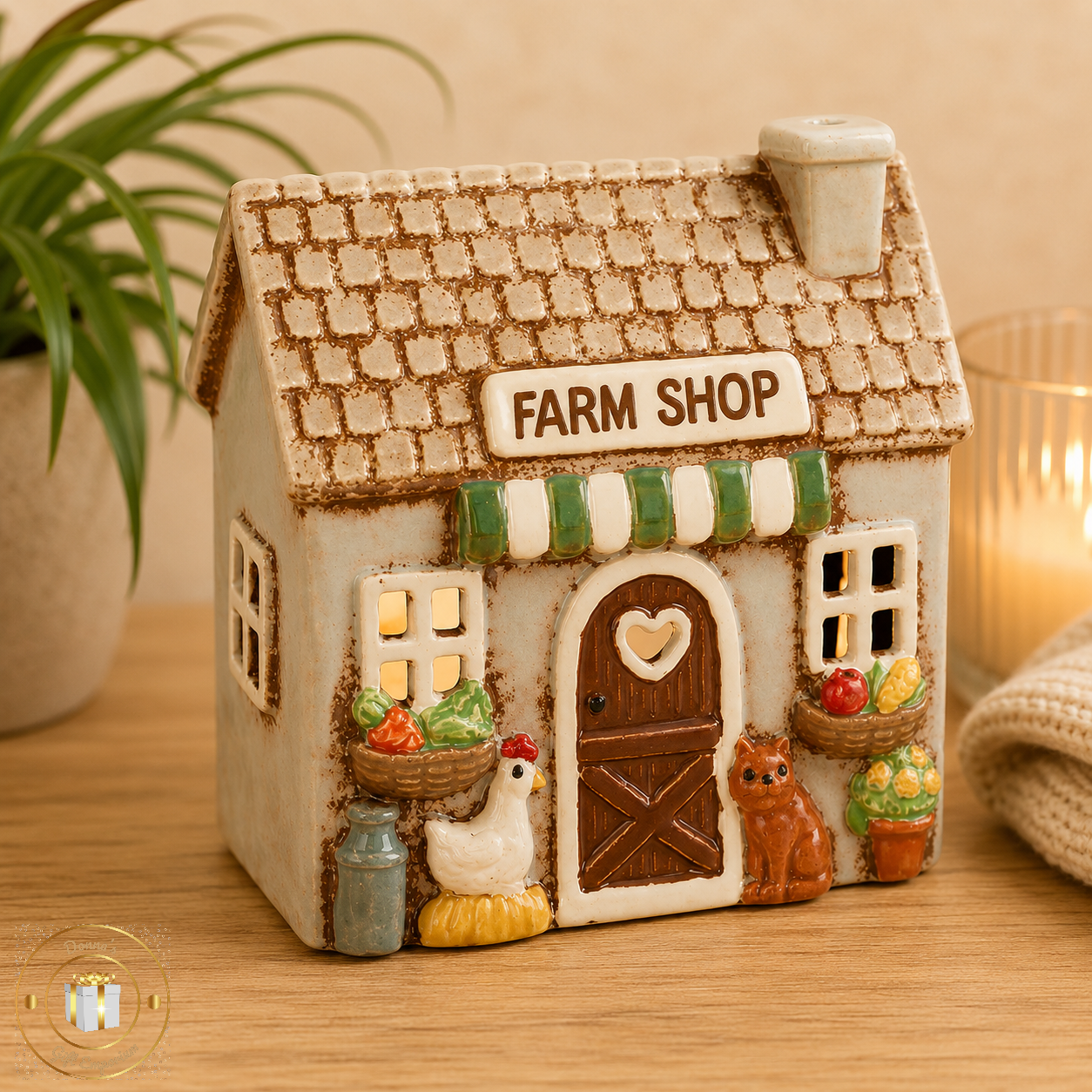 Village Pottery Farm Shop Tealight Holder