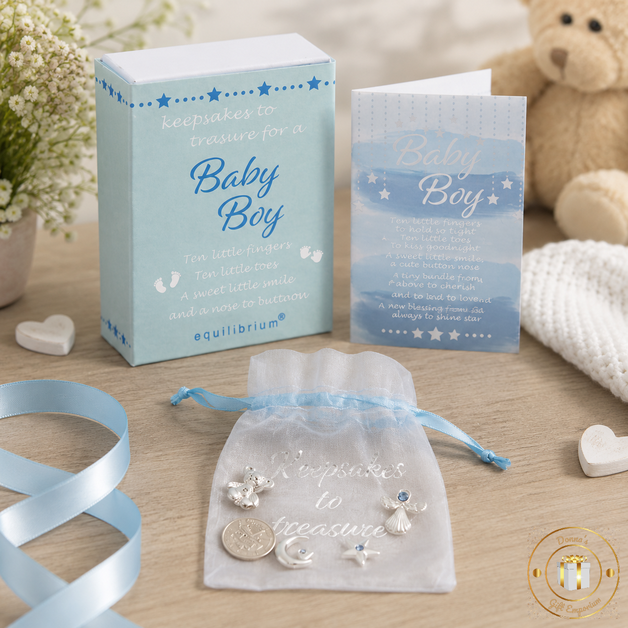Keepsakes To Treasure - Baby Boy Gift Set