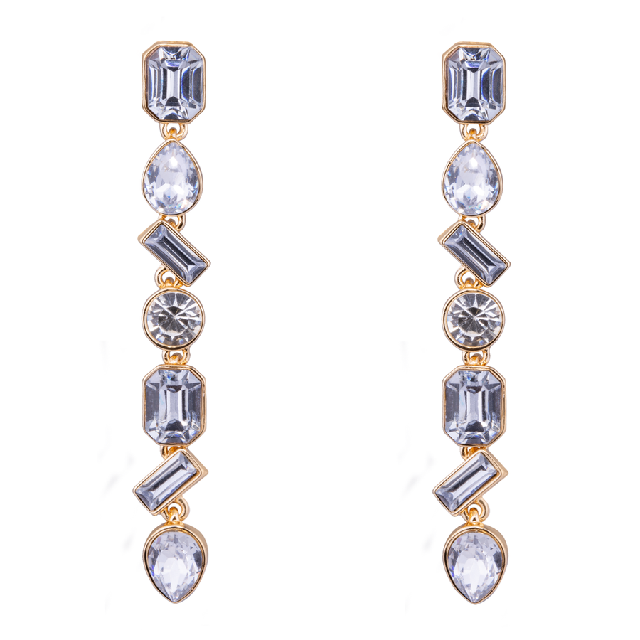 Vivienne - Crystal Drop Earrings