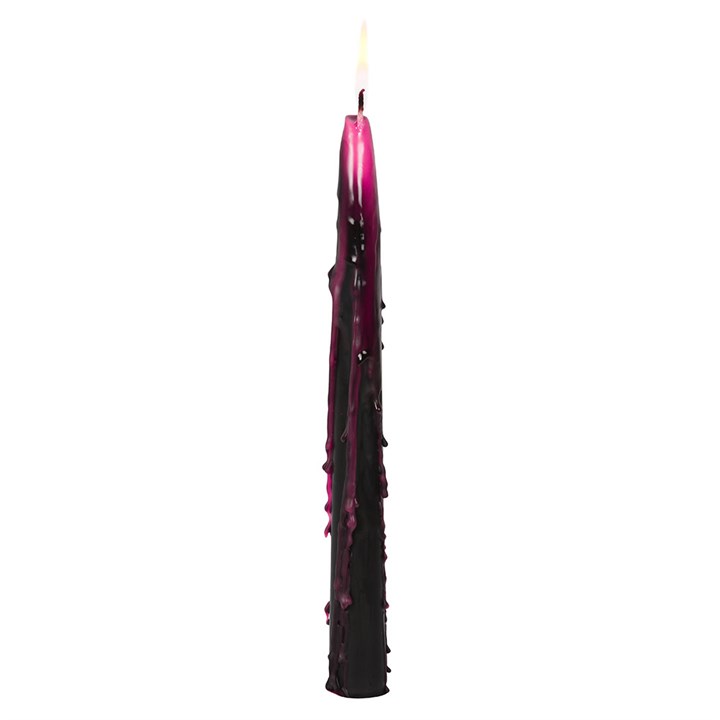 Set of 4 Pink Vampire Blood Tears Taper Candles