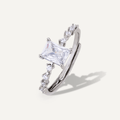 Vivienne - Cubic Zirconia & Crystal Silver Ring