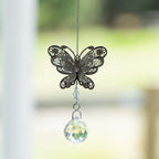 3D Butterfly & Crystal Suncatcher