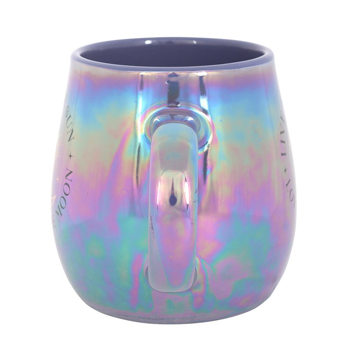 Live By The Sun Love By The Moon Iridescent Mug