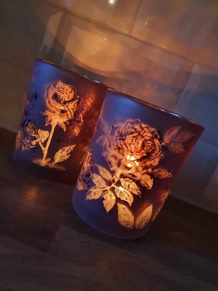 Rose T-Light Holders