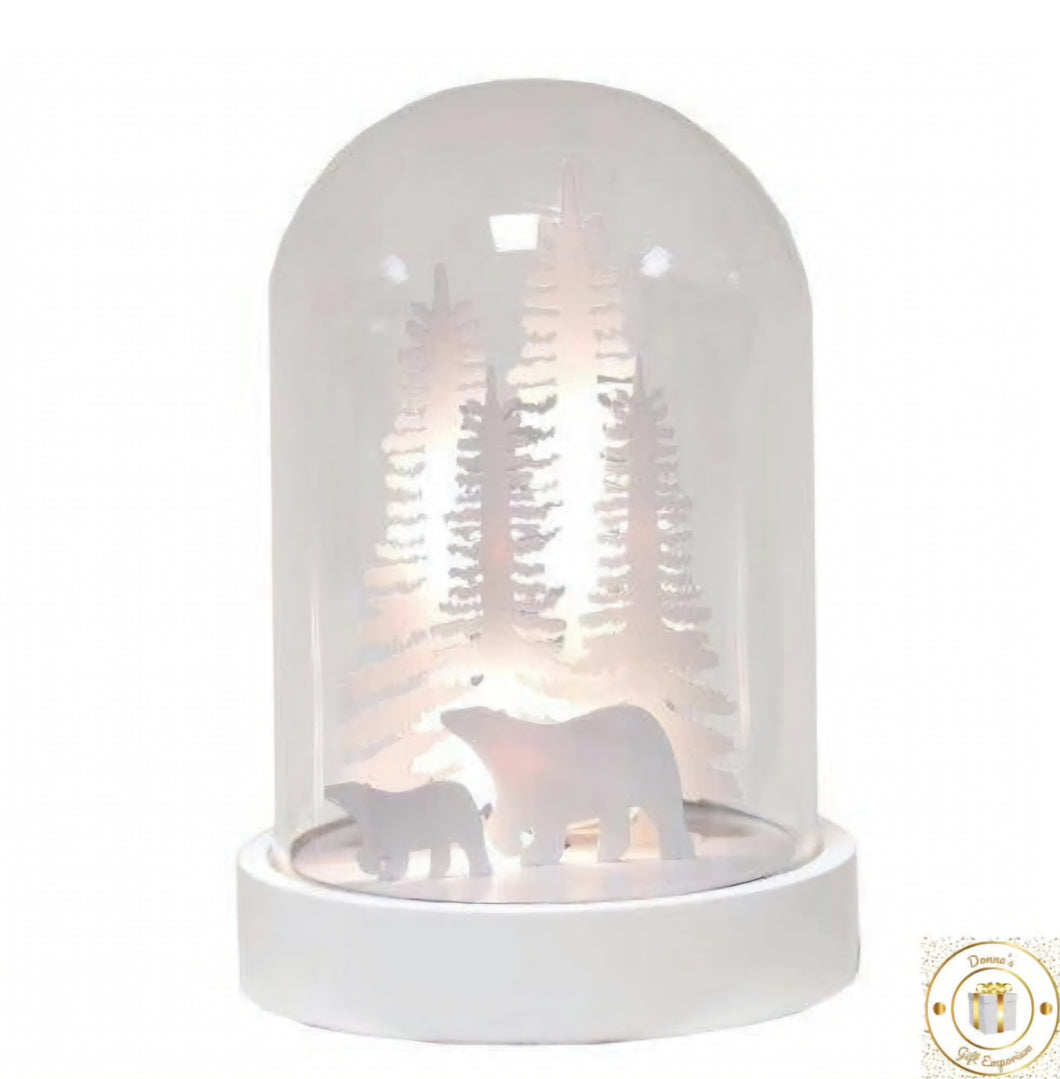 LED Polar Bear Dome