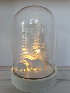 LED Polar Bear Dome