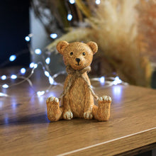 Load image into Gallery viewer, Rustic Bear With String Bow
