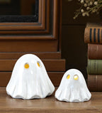 LED Porcelain Ghosts - Pair