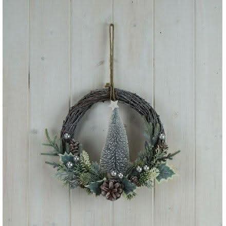 Festive Tree Wreath - Small