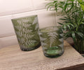 Green Fern T-Light Holders