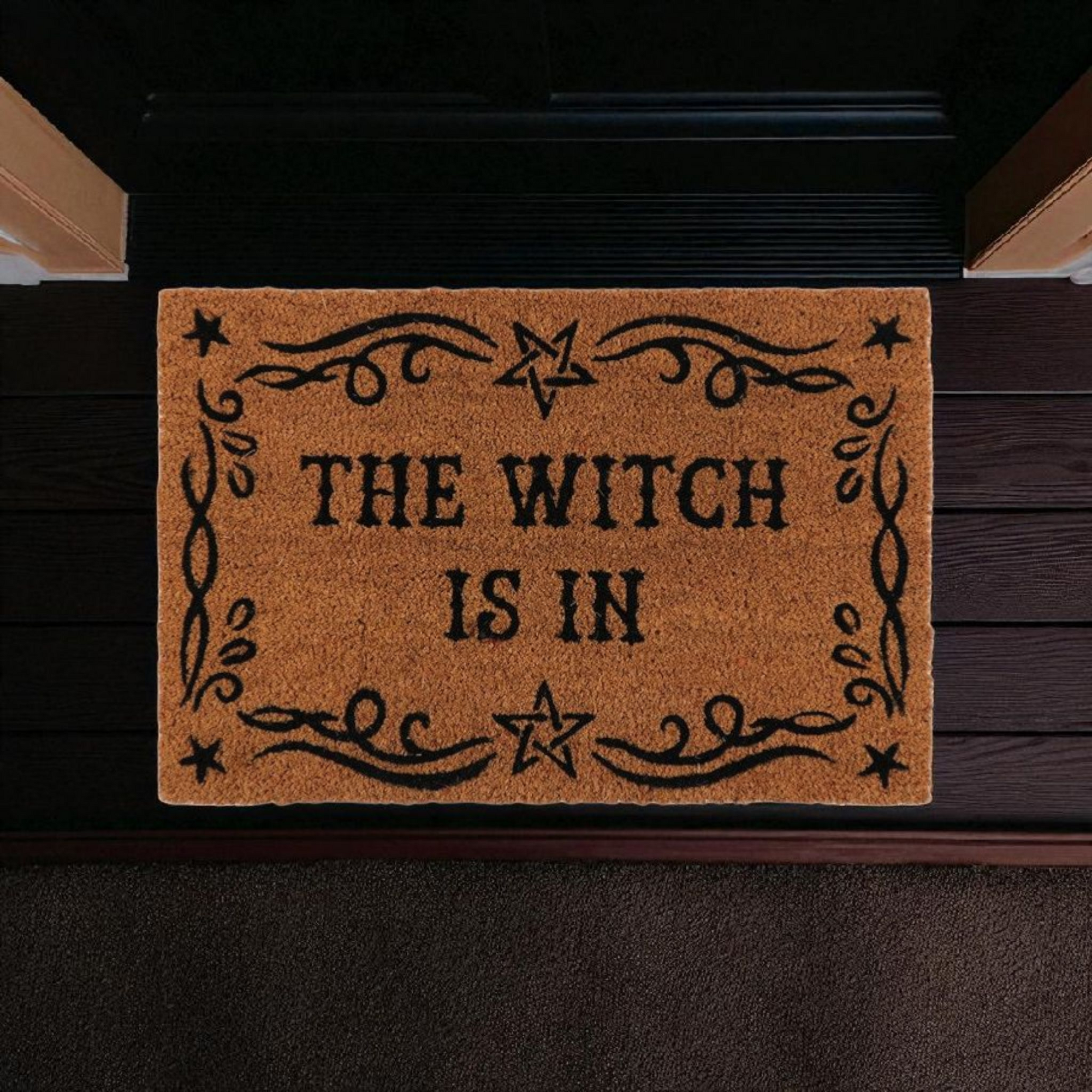 The Witch Is In Doormat