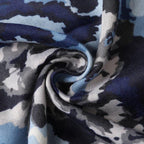 Floral Print 251 Scarf - Navy