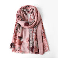 Floral Print 251 Scarf - Pink