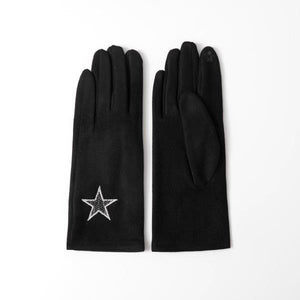 Star Gloves - Black