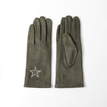 Load image into Gallery viewer, Star Gloves - Olive
