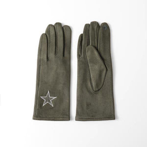 Star Gloves - Olive