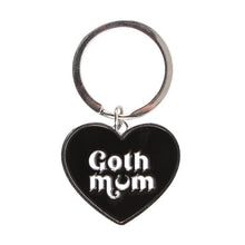 Load image into Gallery viewer, Goth Mum Keyring
