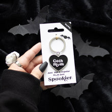 Load image into Gallery viewer, Goth Mum Keyring
