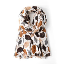 Load image into Gallery viewer, Ginkgo Scarf - Beige
