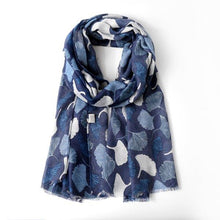 Load image into Gallery viewer, Ginkgo Scarf - Blue
