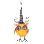 Halloween Orange Pumpkin Witchy Ghost Owl