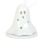Ceramic Ghost T-Light & Incense Cone Holder