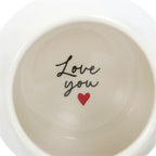 Valentines Love Heart Hidden Message Mug