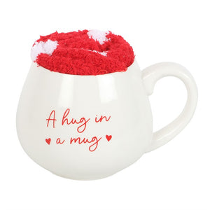 Valentines Hug In A Mug Sock Gift Set