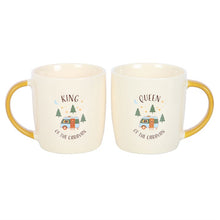 Load image into Gallery viewer, Camping King &amp; Queen Couples Mugs Gift Set
