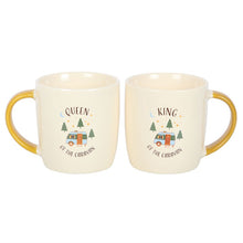 Load image into Gallery viewer, Camping King &amp; Queen Couples Mugs Gift Set
