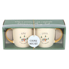 Camping King & Queen Couples Mugs Gift Set
