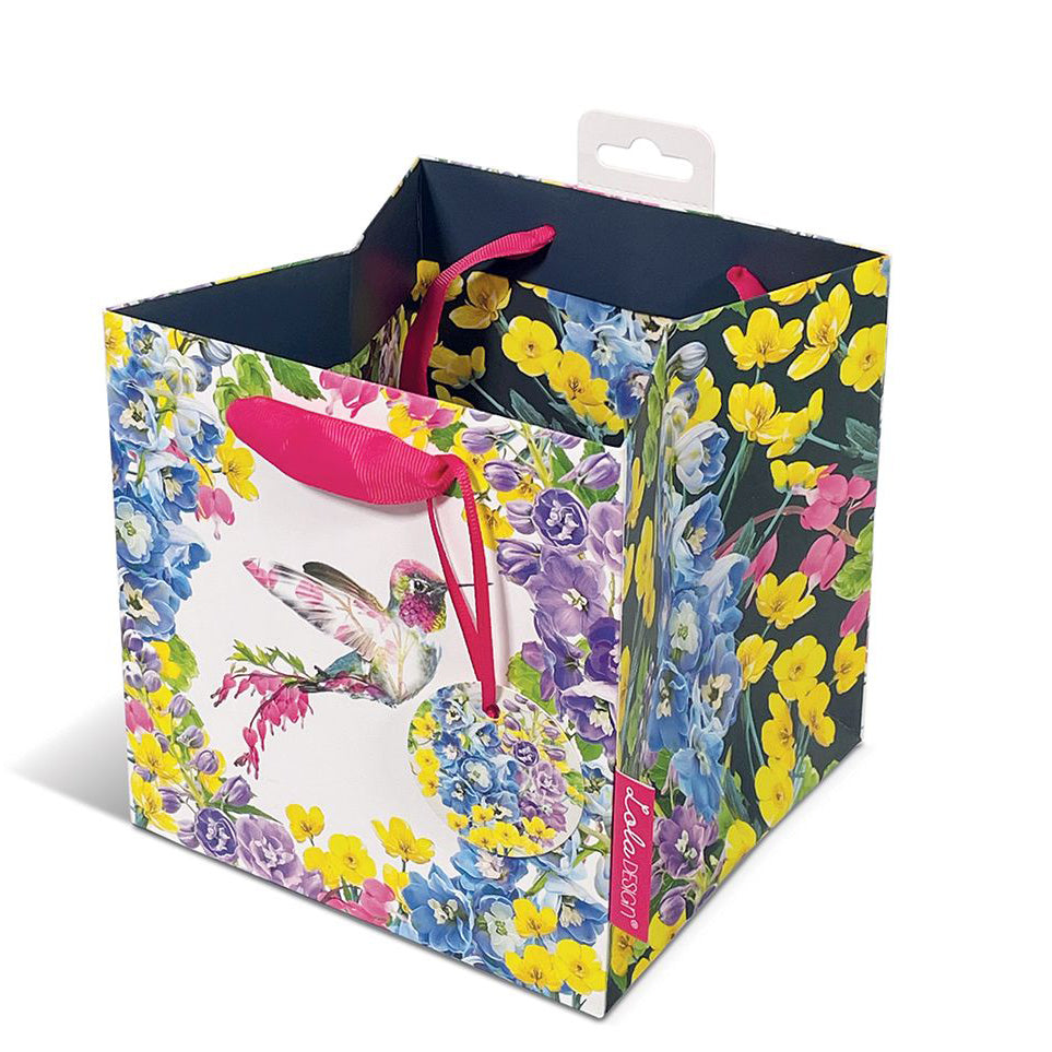 Hummingbird Square Gift Bag
