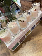 Crystal Glass Mineral Candles