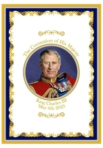 King Charles III Coronation Tea Towel