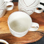 Shabby Chic Cream Heart Mug
