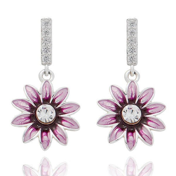 Daisy Chain Colour Earrings Purple